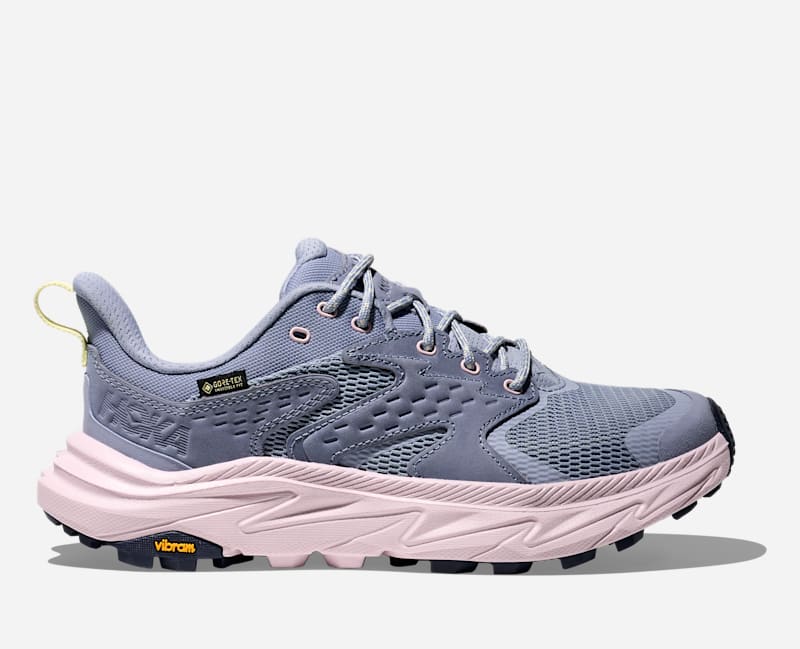 HOKA Anacapalow Gore-Tex Hiking Shoes Tranquil Blue Lilac Cream