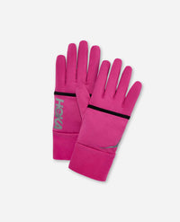 HOKA ColdSnap Fleece Gloves in Fuschia