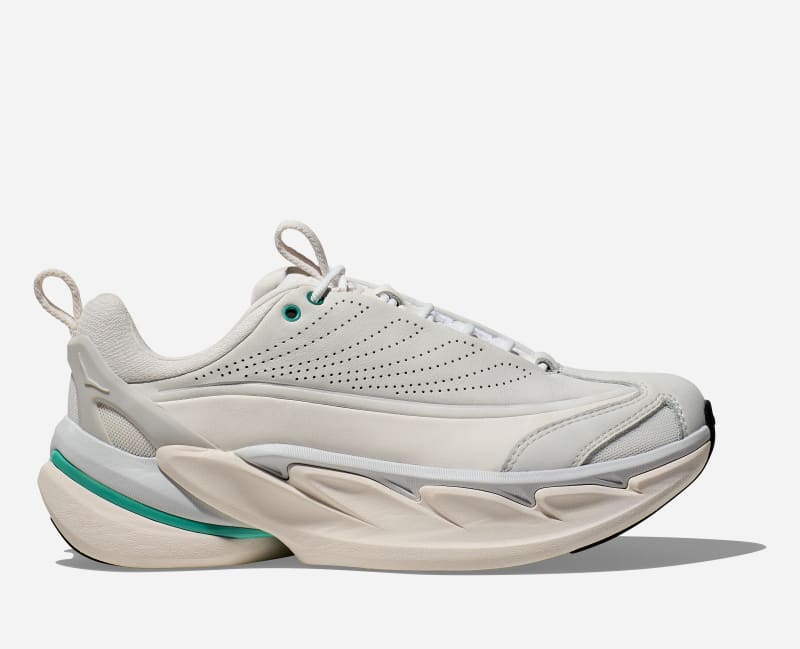 HOKA Elevon X Lifestyle Shoes White Cosmic Grey