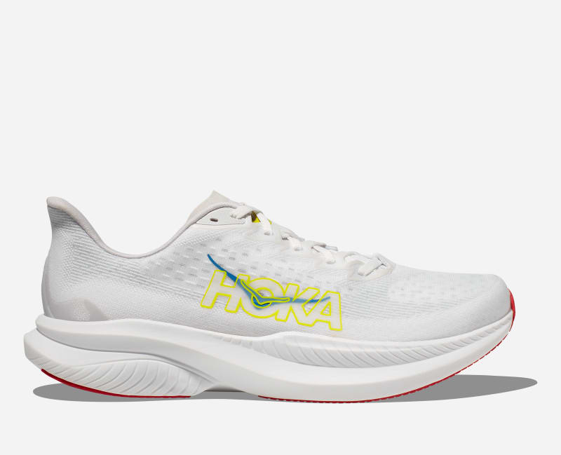 HOKA Machroad Running Shoes White Nimbus Cloud