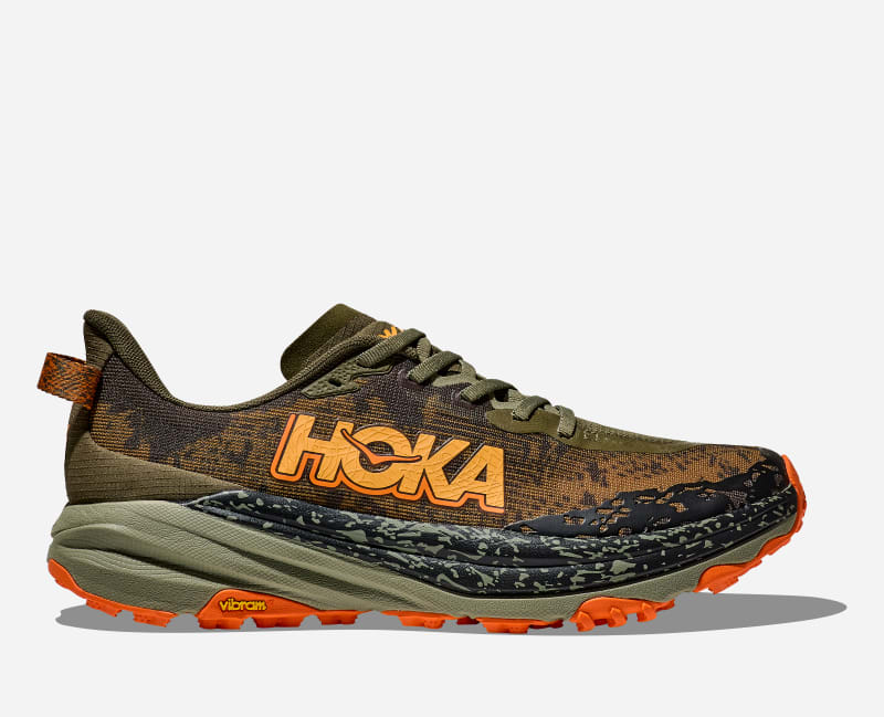 HOKA Speedgoattrail Shoes Antique Olive Squash
