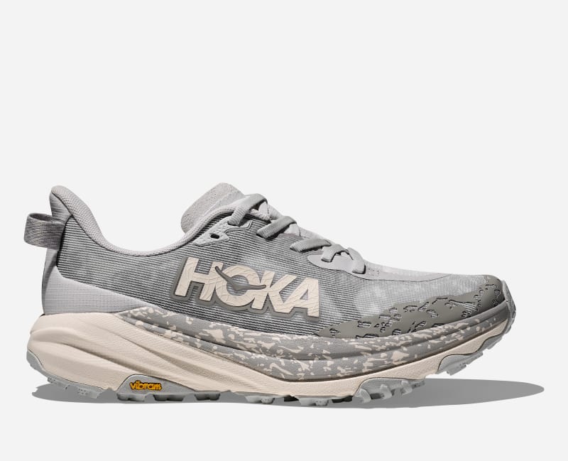 HOKA Speedgoattrail Shoes Cosmic Grey Alabaster