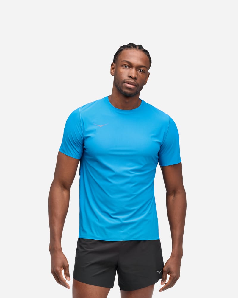 HOKA Airolite Run Short Sleeve Top HOKA Blue