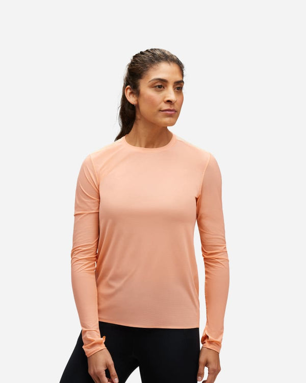 HOKA Airolite Run Long Sleeve PapayaXL