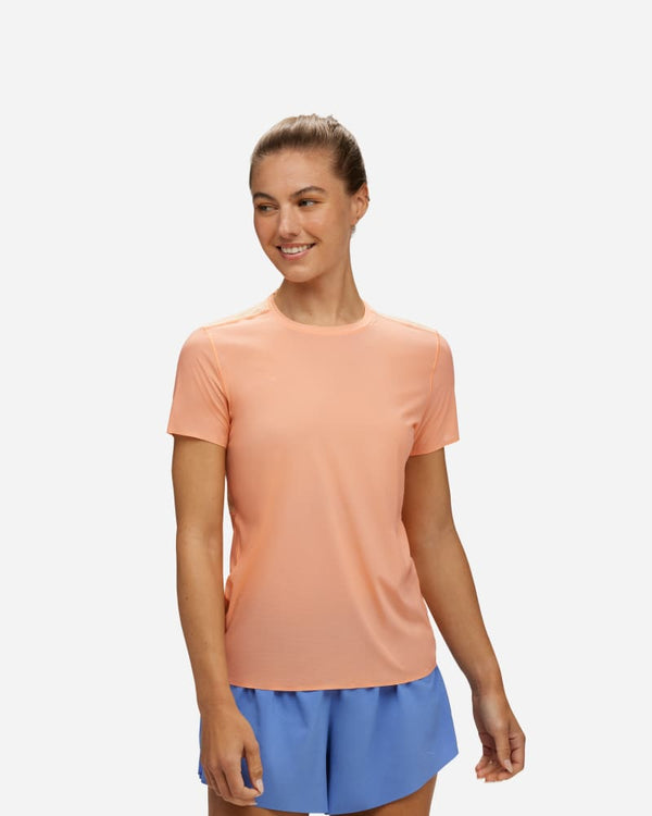 HOKA Airolite Run Top Papaya, Size Medium