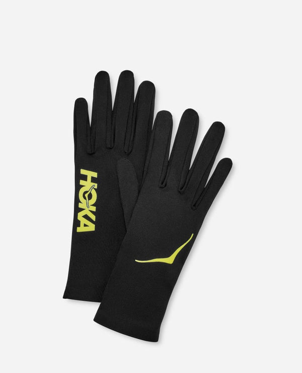 HOKA Airolite Run Gloves Black, Size Medium