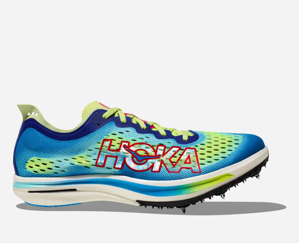 HOKA Cielo FLYX Race Shoes Lettuce Virtual Blue W9.5