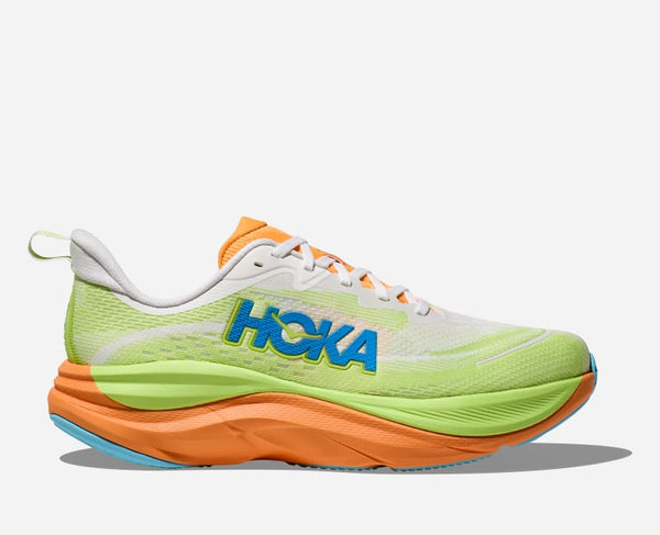 HOKA Skyflow Road Running Shoes Frost Solar Flare