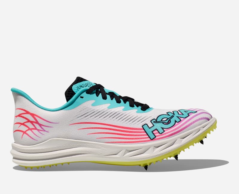 HOKA Crescendo Mdrace Shoes White Cielo Blue W
