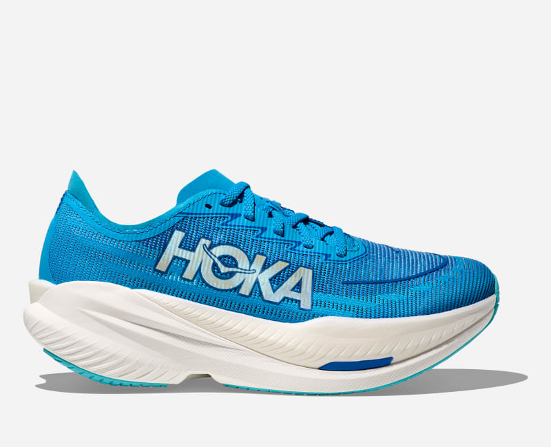 HOKA Mach Xroad Running Shoes Skyward Blue Electric Cobalt