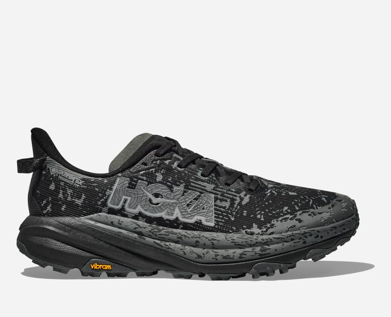 HOKA Speedgoat 6 GORE-TEX Trail Shoes in Black Outer Orbit