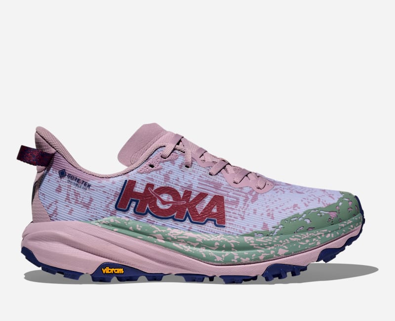 HOKA Speedgoatgore-Tex Trail Shoes Fragrant Lilac Ambient Blue