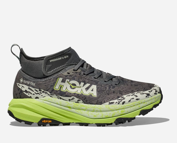 HOKA Speedgoat 6 Mid GORE-TEX Trail Shoes Outer Orbit Lettuce