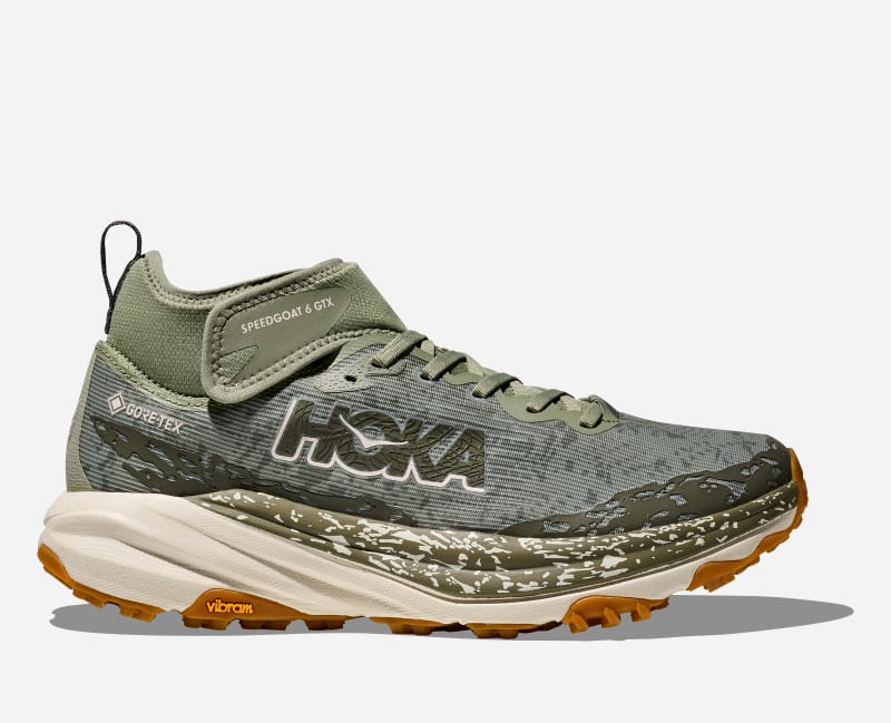 HOKA Speedgoatid Gore-Tex Trail Shoes Sea Moss Oat Milk