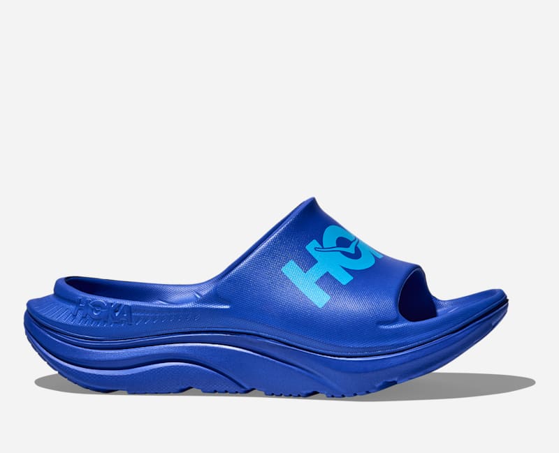 HOKA Ora Athletic Slide Ultramarine Skyward Blue W