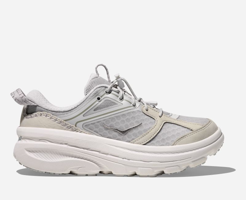 HOKA Bondi Bls Lifestyle Shoes Cosmic Grey White