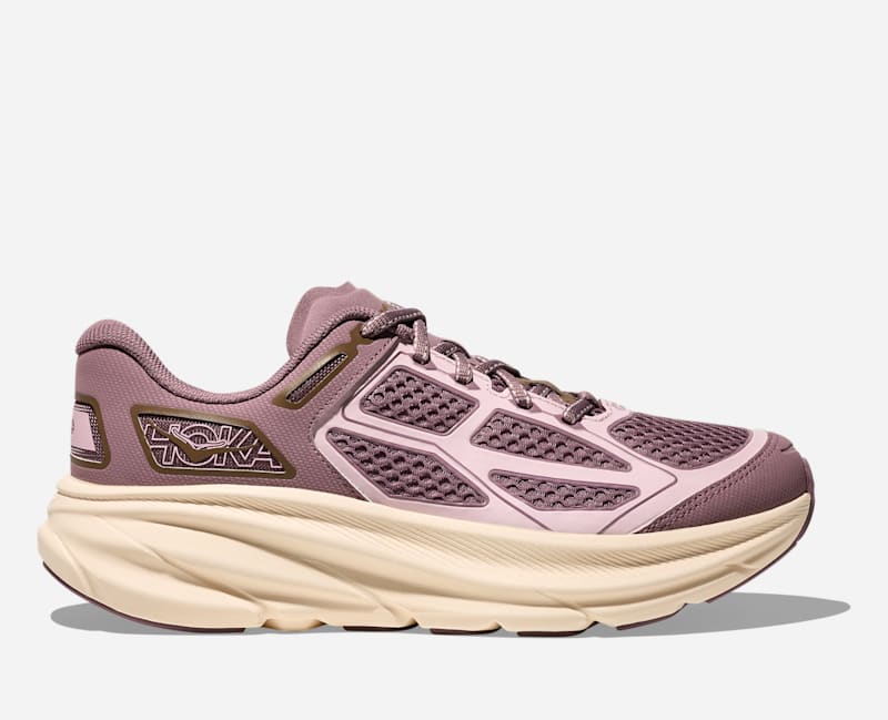 HOKA Clifton Onelifestyle Shoes Classic Mauve Carnation