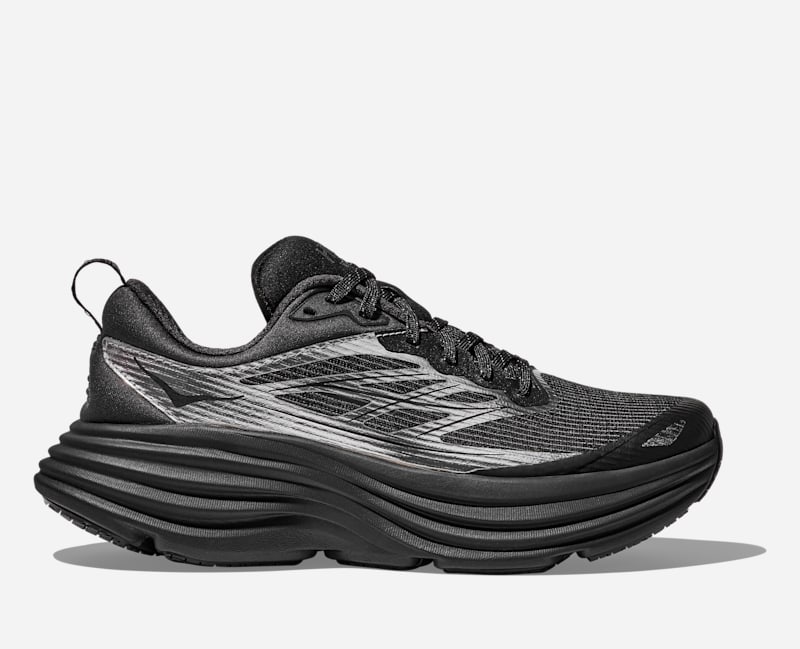 HOKA Stealth Tech Bondicaged Lifestyle Shoes Silver Black