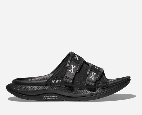 HOKA Ora Luxe WTAPS Lifestyle Shoes Jet Black White W6.5