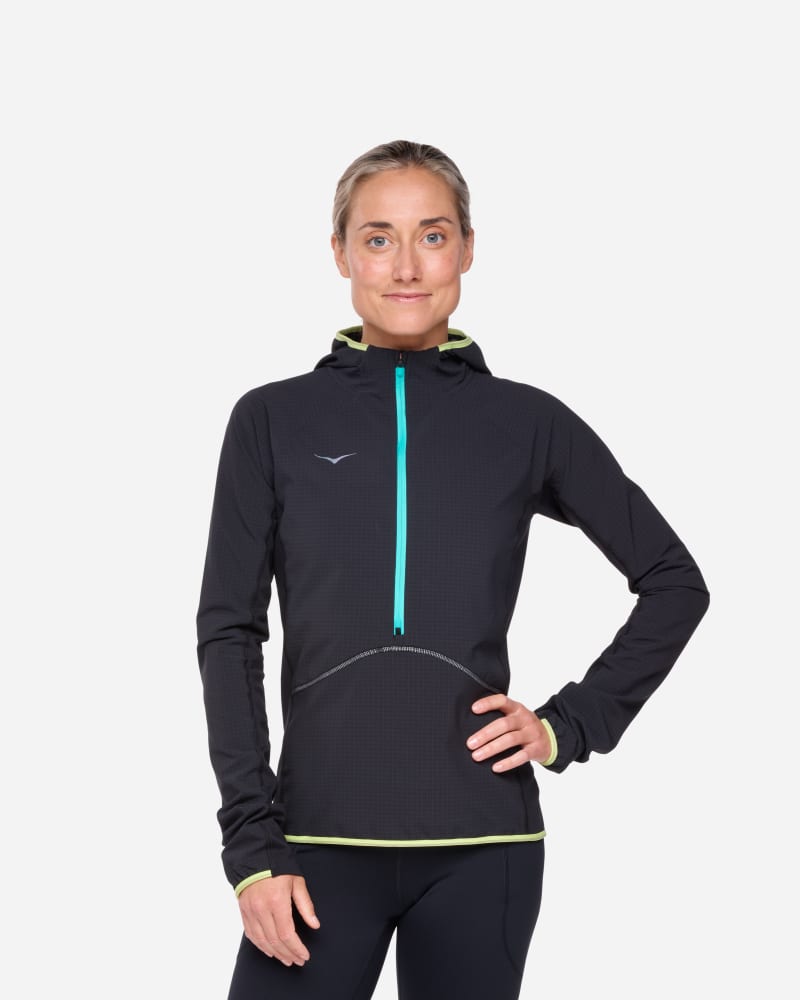 HOKA Skyglow Half-Zip Jacket Blackarge