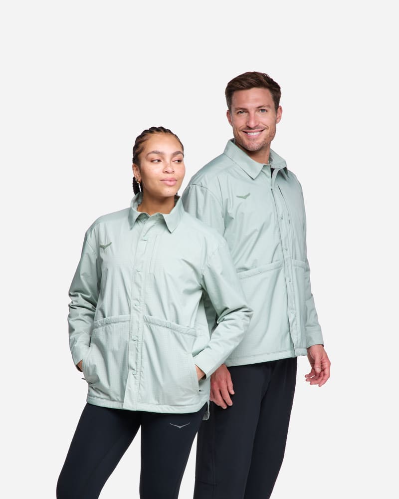 HOKA Outtrail Shirt Jacket Aloe Veramall