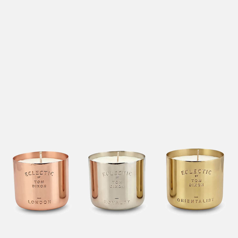 Tom Dixon Ecelctic Candle Gift Set - London, Root, Royalty