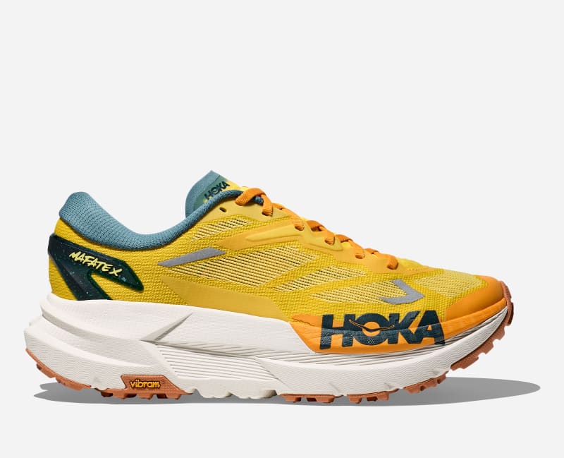 HOKA Mafate X Trail Shoes Zest Mountain Fog