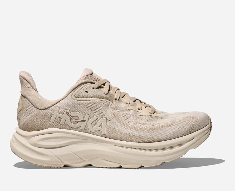 HOKA Cliftonroad Running Shoes Oatmeal Oat Milk