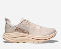 HOKA Clifton 10 Road Running Shoes in Alabaster Rose Gold