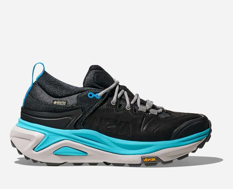 HOKA Kahalow Gore-Tex Hiking Shoes Black Cielo Blue