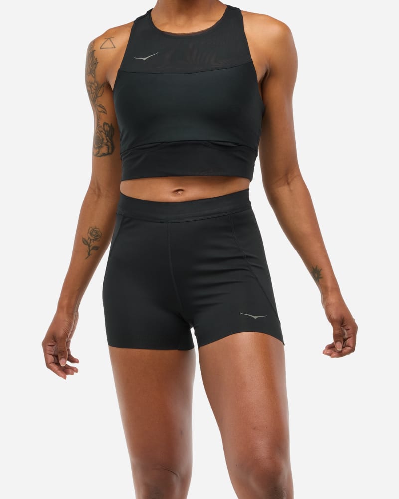 HOKA Novafly" Knit Shorts Black