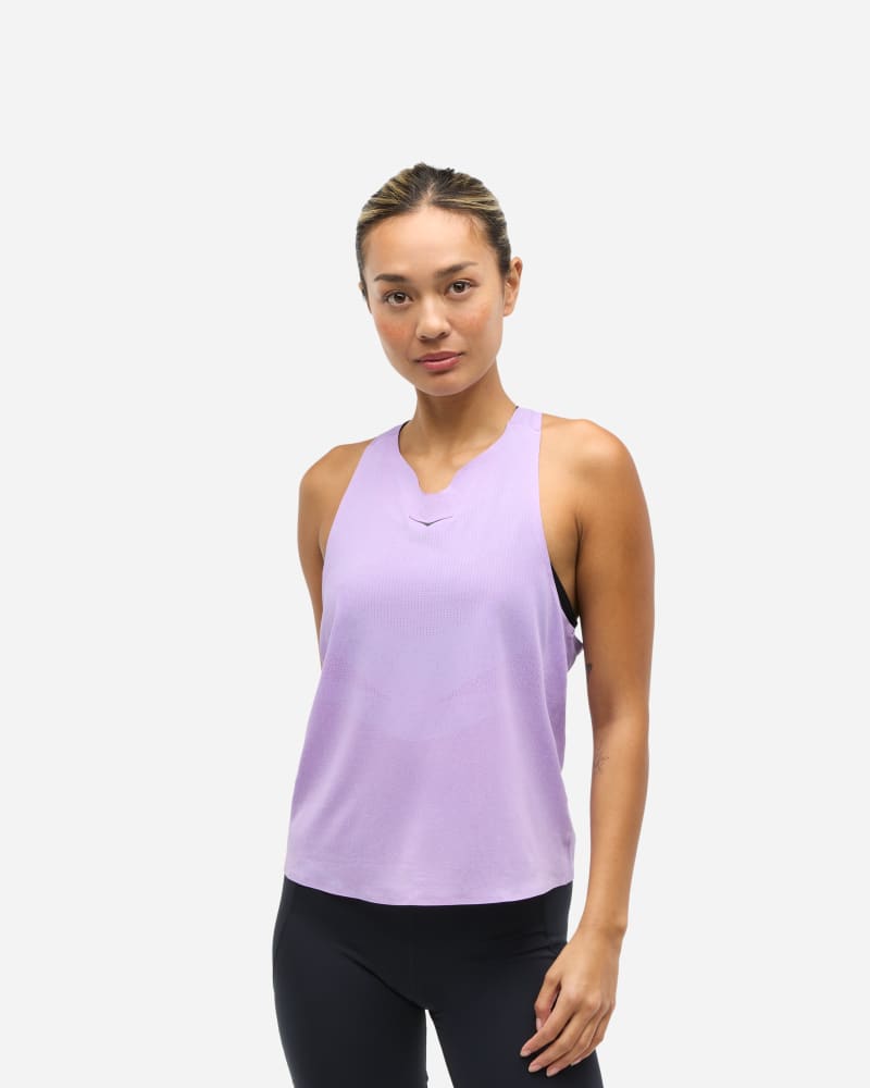 HOKA Race Day Singlet Aster Floweredium