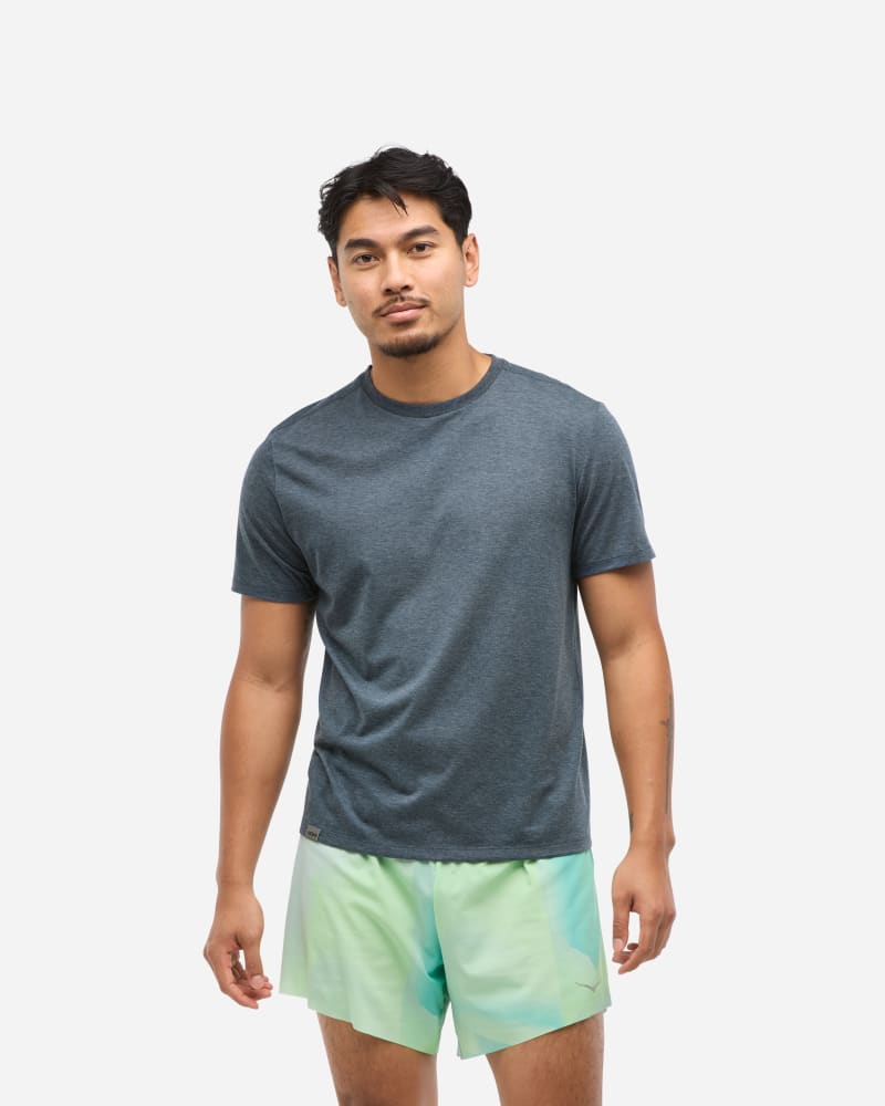 HOKA Glidetech Short Sleeve Top Varsity Navymall