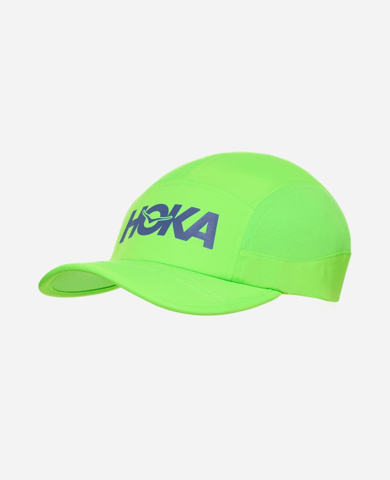 HOKA Run Hat in Neon Green