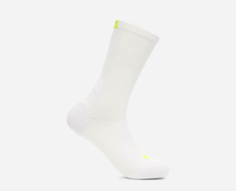 HOKA Clifton Crew Run Sock Whitearge