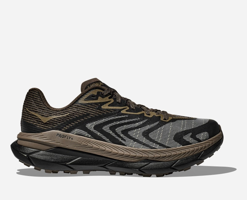 HOKA Stealth Tech Tecton Xlifestyle Shoes Deep Umber Black