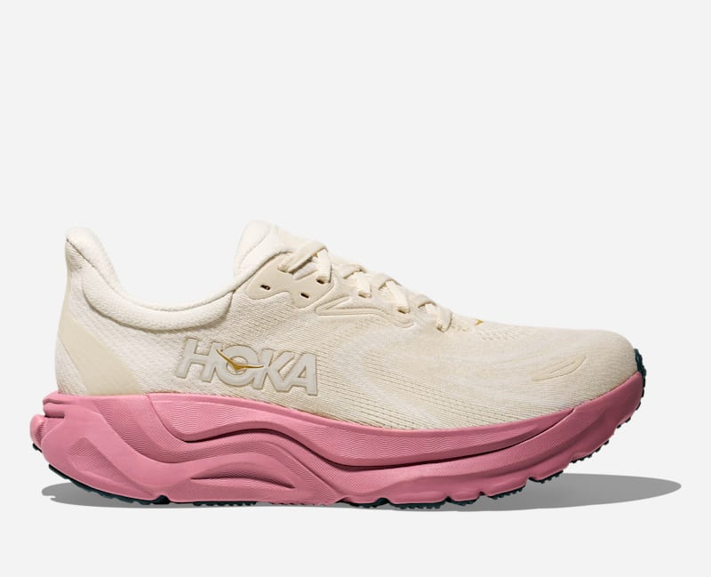 HOKA Arahiroad Running Shoes Alabaster Lingonberry