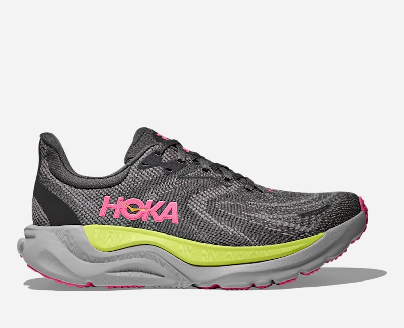 HOKA Arahiroad Running Shoes Charcoal Grey Skies
