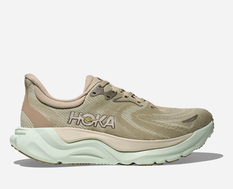 HOKA Arahiroad Running Shoes Oyster Mushroom Truffle Salt