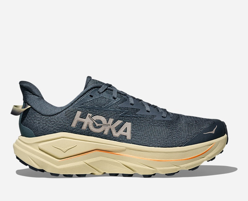HOKA Challengerroad Running Shoes Faded Navy Pampas Grass
