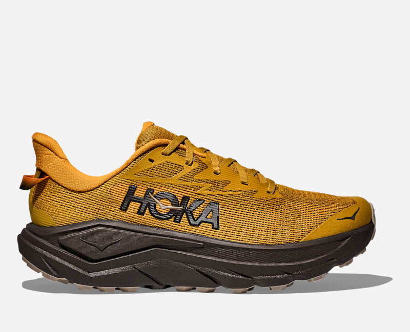 HOKA Challengerroad Running Shoes Mustard Seed Black