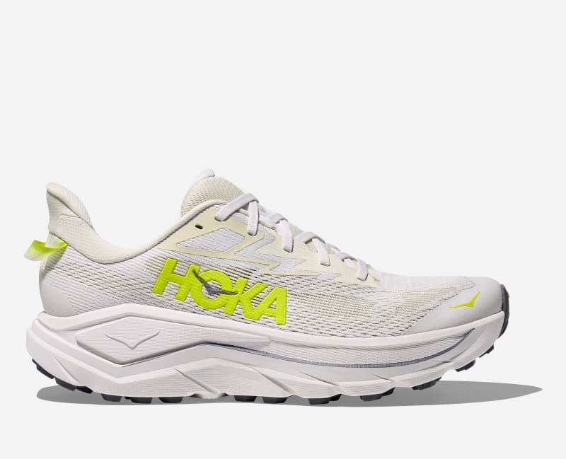HOKA Challengerroad Running Shoes White Neon HOKA Citrus