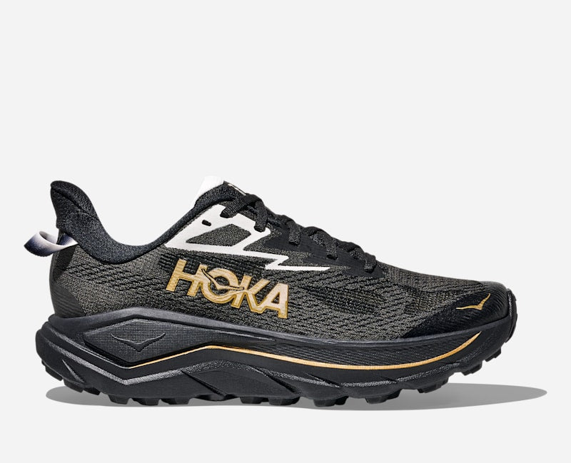 HOKA Challengerroad Running Shoes Black Gold