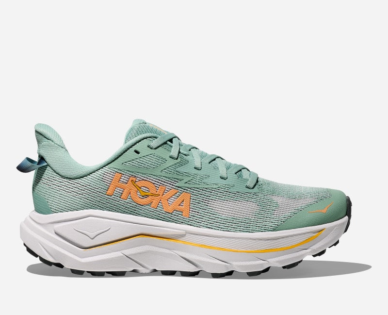 HOKA Challengerroad Running Shoes Jade Cosmic Grey