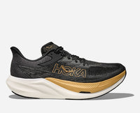 HOKA Rocket X 3 Race Shoes in Black Gold