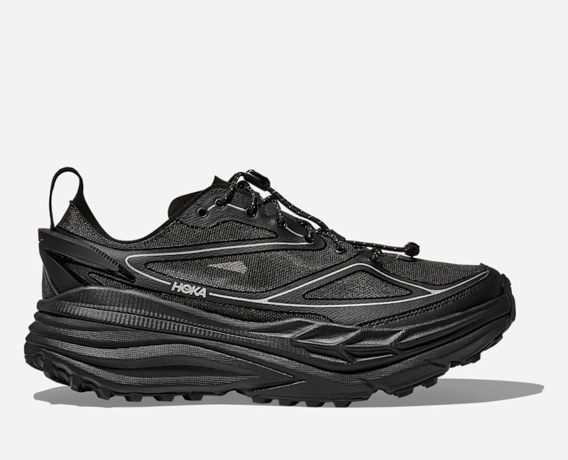 HOKA Stinson Onetrail Shoes Black Silver