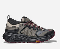 HOKA Elite Terrain System Kaha 3 Low GORE-TEX Hiking Shoes in Black Stone Fruit