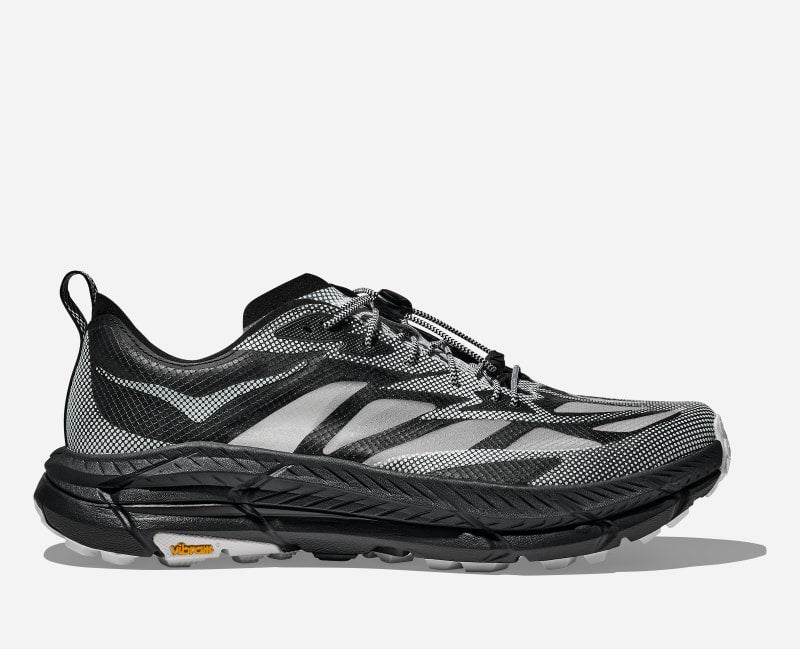 HOKA Stealth Tech Mafate Speedlite Lifestyle Shoes Black White