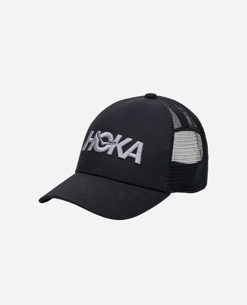 HOKA Core Logo Trucker in Black
