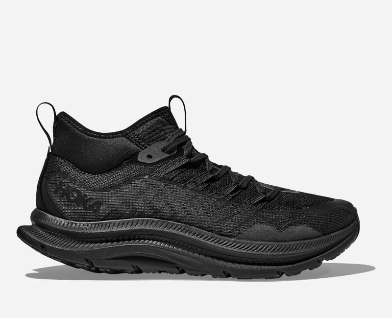 HOKA Kawana Mid Lifestyle Shoes Black Carbon Black